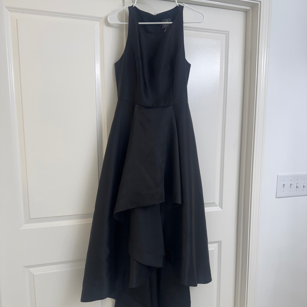 Adrienne Papell high low mikado gown